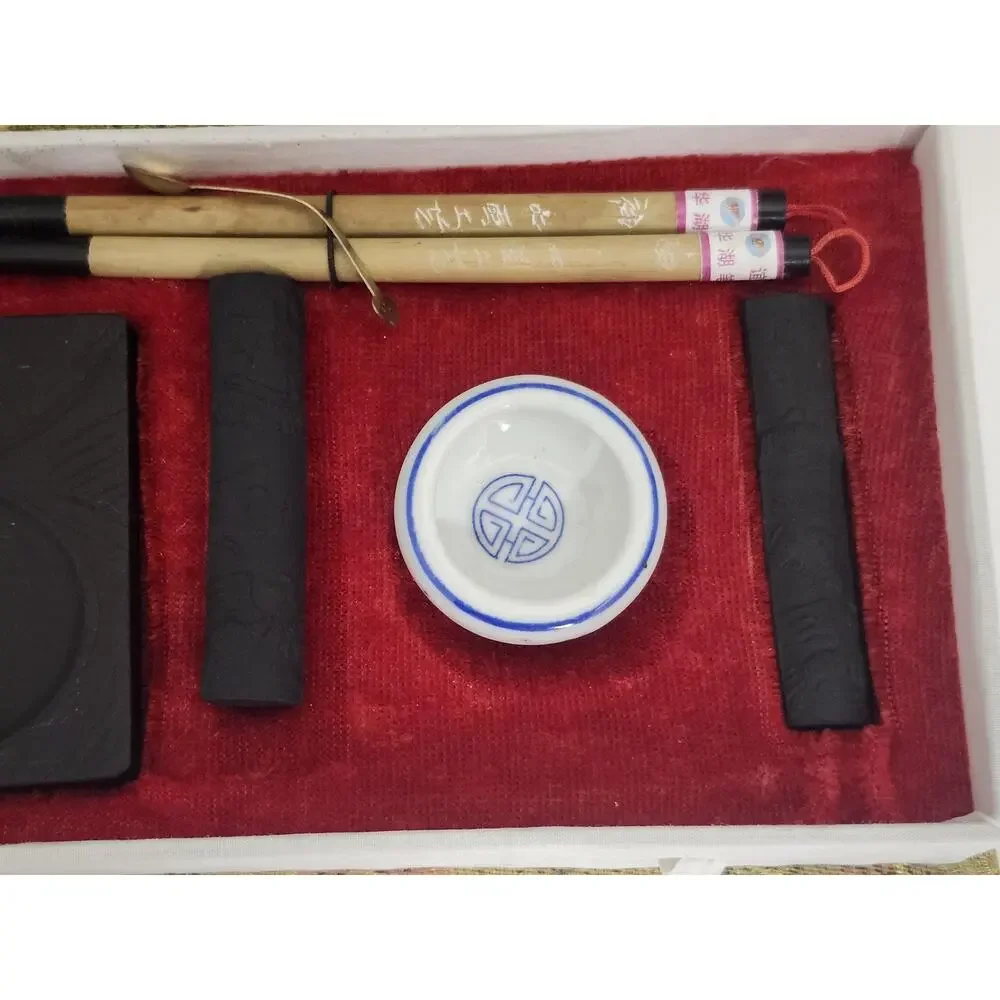 Vintage Four Treasures of the Study Chinese Calligraphy and Painting Boxed Set